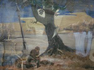 EUROPEAN SCHOOL,Two forlorn figuresbeneath a tree by a lakeshore w,Rosebery's GB 2010-11-02