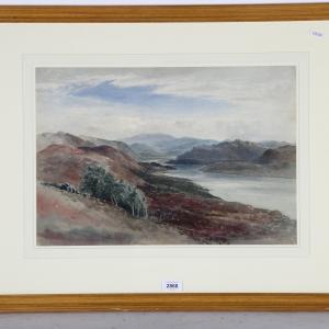 EVANS Bernard Walter 1848-1922,landscape in North Wales,Burstow and Hewett GB 2023-04-06
