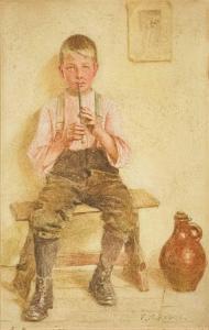 EVANS Bernard Walter 1848-1922,The Penney Whistle,David Lay GB 2024-01-18