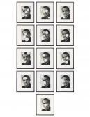 EVANS Cerith Wyn 1958,Penetrated Portraits of Richard M. Nixon by Karsh,2008,Christie's 2019-03-08