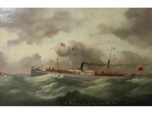 EVANS F. G,THE SS BLACKHEATH OF LONDON, MARCH 1903,1903,Lawrences GB 2015-01-16