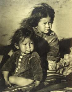 EVANS Floyd B 1890-1966,Navajo Children,Clars Auction Gallery US 2020-10-10