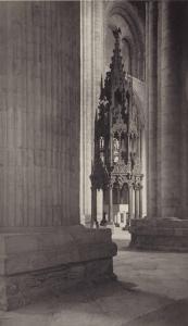 EVANS Frederick Henry 1853-1943,Durham Cathedral, Nave, Aisle and Font,Christie's GB 2013-04-04