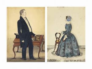 EVANS J 1800-1800,Portrait of a Gentleman in Profile and Portrait of,Christie's GB 2015-09-24