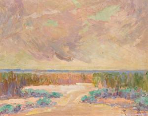 EVANS Jessie Benton 1866-1954,Desert Landscape,Altermann Gallery US 2019-08-23