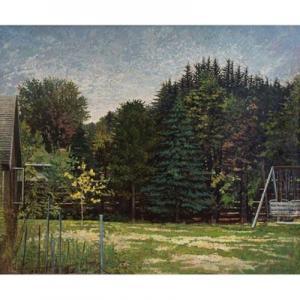 EVANS JOHN 1945,Backyard,1983,Rago Arts and Auction Center US 2019-05-04