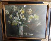 EVANS M.E,Still life of daffodils and paperwhites in a vase,Bellmans Fine Art Auctioneers 2014-03-26