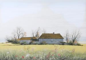 EVANS Paul 1931-1987,Farm Buildings in a Landscape,Tooveys Auction GB 2024-01-24