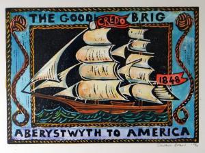 EVANS STUART,The Good Brig Credo, 1848, Aberystwyth to America,1994,Rogers Jones & Co GB 2018-03-24
