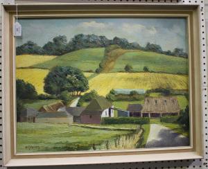 EVANS Sybil 1915-1988,A Sussex Farm,1980,Tooveys Auction GB 2018-04-18
