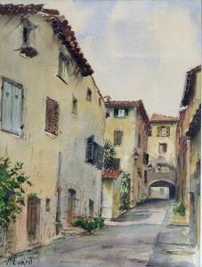 EVARD René 1900-1900,Rue du Four à Valbonne,Millon & Associés FR 2007-10-19