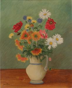 EVE Jean 1900-1968,Fleurs des jardins dans un vase,1955,Sotheby's GB 2023-03-16