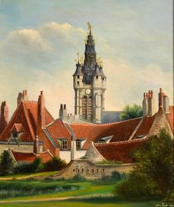 EVE Jean 1900-1968,Le beffroi de Douai,1931,Daguerre FR 2024-11-29