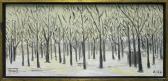 Evel KNIEVEL,Snowscape with Trees,Clars Auction Gallery US 2008-09-13