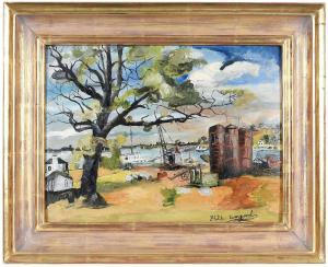 EVERGOOD Philip Howard 1901-1973,Great Neck, New York, Landscape,Brunk Auctions US 2024-03-08