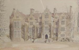 EVERITT Allen Edward 1824-1882,Wroxton Abbey signed with initials,Fellows & Sons GB 2006-11-07