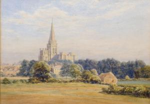 EVERSHED Arthur 1836-1919,Chichester Cathedral,John Nicholson GB 2019-05-01