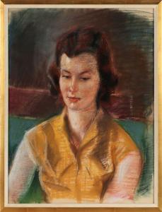 EWALD Reinhold 1890-1974,Portrait der Anneliese Lotz,1958,Arnold DE 2023-11-25