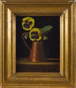 EWING william o,Pansies in Copper Pot,Pook & Pook US 2014-03-18