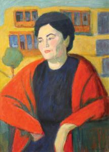EXELROD Meir 1902-1972,Woman,1961,Montefiore IL 2017-07-04