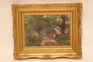 EXLEY John,Pony and Trap on a Woodland Path,Hartleys Auctioneers and Valuers GB 2017-03-22