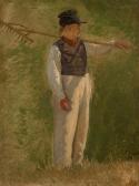 EXNER Julius,Jeune garçon portant un râteau,1843,Artcurial | Briest - Poulain - F. Tajan 2019-04-17