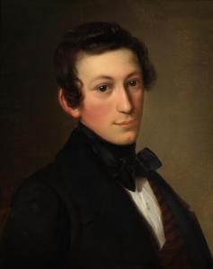 EYBL Franz 1806-1880,PORTRAIT EINES JUNGEN MANNES,1832,Hampel DE 2021-03-25