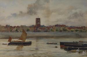 EYRE John 1850-1927,Walton-on-Thames,1884,Rosebery's GB 2023-06-27