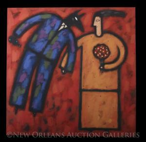 EZCURDIA Juan 1962,Swept Off Her Feet,New Orleans Auction US 2016-01-24