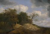 EZDORF Johann Christian M 1801-1851,Nordische Küstenlandschaft mit Eichenwald,1820,Galerie Bassenge 2023-11-30
