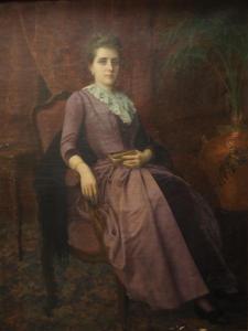 FÉLIX Auguste 1800-1800,Portrait de Reine VELLOT,Sadde FR 2018-12-12