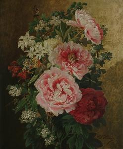 FÜRST Karl Franz 1906,Still lifes of roses and other flowers,1823,Bonhams GB 2005-01-11