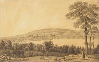FÜSSLI Heinrich II 1755-1829,Ansicht der Stadt Zürich von der Enge,1795,Fischer CH 2016-06-15