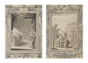 FÜSSLI Johann Melchior 1677-1736,Aaron and the Ark of the Covenant,Christie's GB 2012-07-10