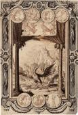 FÜSSLI Johann Melchior 1677-1736,Der wiedergeborene Phönix als Sinnbild der christ,Galerie Bassenge 2022-06-03