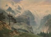 F. HURING,An extensive Alpine landscape.,Bonhams GB 2006-06-06