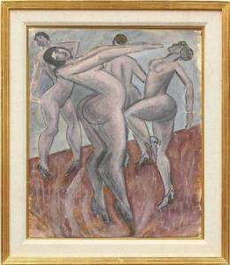 FABER Arthur 1908-1970,Dancing Nudes,Clars Auction Gallery US 2011-01-09