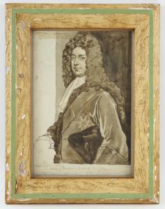 FABER John II 1684-1756,Portrait of Evelyn, Duke of Kingston, half length,Ewbank Auctions 2022-03-24