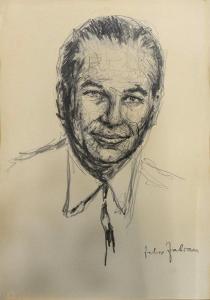 FABIAN Felix 1913-1979,Head and shoulders portrait of a gentleman,1961,Mallams GB 2015-07-08