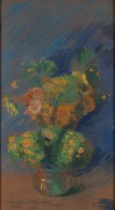 FABIJANSKI PORAJ Stanislaw Ignacy 1865-1947,Flowers in a vase,1912,Desa Unicum PL 2023-09-21