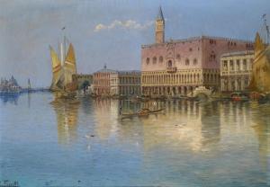 FABRETTO L. 1843-1902,Venetian Scene,1900,Palais Dorotheum AT 2012-06-05
