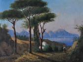 FABRICATORE F,Italian coastal views,19th Century,Burstow and Hewett GB 2010-06-23