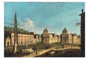 FABRIS Jacopo 1689-1761,Piazza del Popolo, Rome,Palais Dorotheum AT 2024-04-24