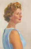 FABRY Suzanne 1904-1985,Portait de jeune femme,Horta BE 2024-04-22