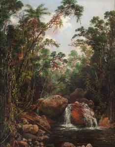 FACCHINETTI Nicolau Antonio 1824-1900,Brazil - Sobre o Rio Soberbo às Falda,1882,Escritorio de Arte 2021-08-30