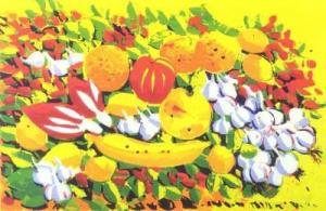FACCINCANI Athos 1951,Frutta e verdura con limoni,1997,ArteModerna.com IT 2017-04-30