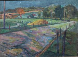 FACZYNSKI Jerzy 1917-1995,Country landscape,Cuttlestones GB 2016-12-02