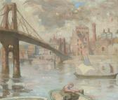 FAGAN Betty Maude Christ,Chelsea Bridge,1903,Bonhams GB 2006-02-28