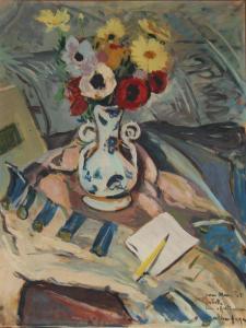 FAGES Arthur 1902-1984,Nature-morte au bouquet de fleurs,Kahn & Associes FR 2020-12-15