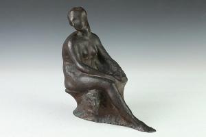 faggi Alfeo 1885-1966,SEATED FEMALE NUDE,Sloans & Kenyon US 2015-02-22